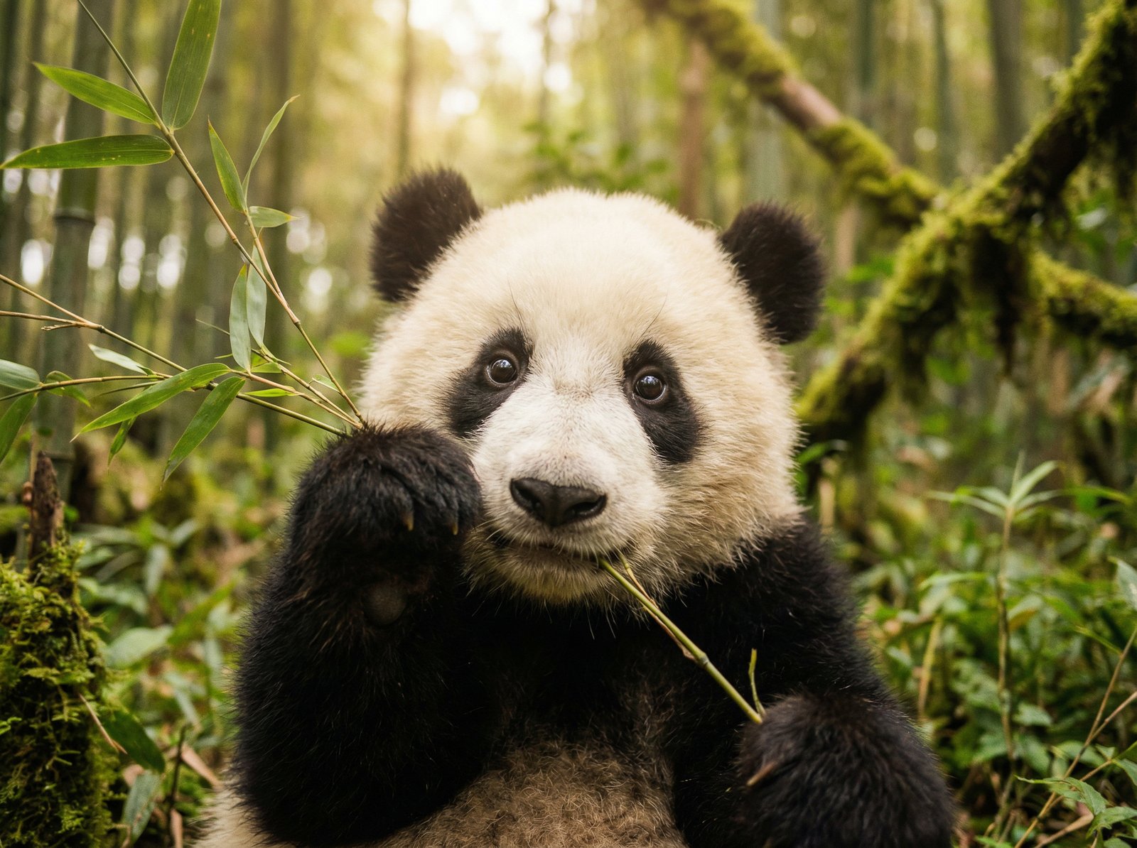 在线看片熊猫竹林嬉戏视频